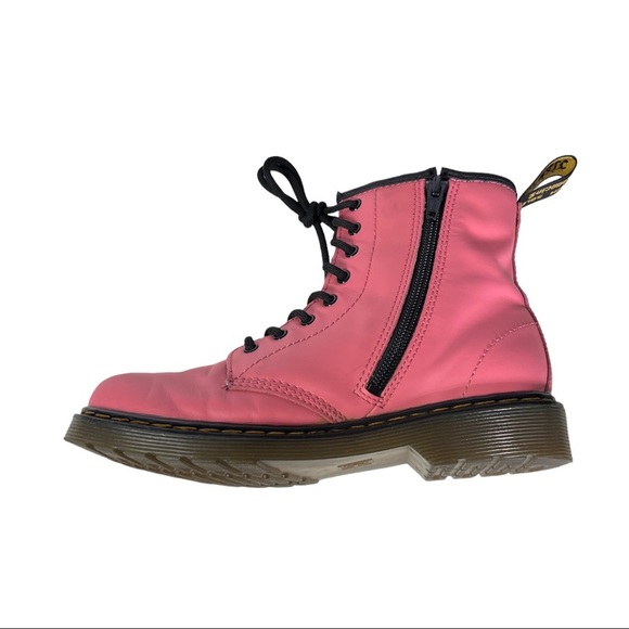 Dr. Martens Acid Pink Smooth Leather 1460 J Boots - Picture 8 of 15
